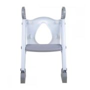 Reductor pentru toaleta, Cu scarita, FreeON, White & Grey BYN42325