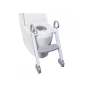 Reductor pentru toaleta, Cu scarita, FreeON, White & Grey BYN42325