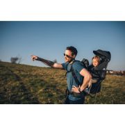Rucsac pentru transportul copiilor, Cu acoperis, Cu multiple compartimente, Mount, FreeON, 87.5 x 38 x 77 cm, Grey BYN44367