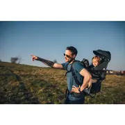 Rucsac pentru transportul copiilor, Cu acoperis, Cu multiple compartimente, Mount, FreeON, 87.5 x 38 x 77 cm, Grey BYN44367