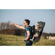 Rucsac pentru transportul copiilor, Cu acoperis, Cu multiple compartimente, Mount, FreeON, 87.5 x 38 x 77 cm, Grey BYN44367