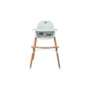 Scaun de masa 2 in 1 reglabil, Tin, Cu tavita si husa detasabile, Suport pentru picioare reglabil, FreeON, Light Green BYN38237
