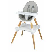 Scaun de masa 3 in 1, Multifunctional, Eos, Cu tavita reglabila si detasabila, FreeON, Grey BYN44275