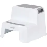 Scaunel Inaltator WC in Doua Trepte, Suprafata antiderapanta, FreeON, White & Grey BYN42332