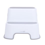 Scaunel Inaltator WC in Doua Trepte, Suprafata antiderapanta, FreeON, White & Grey BYN42332
