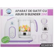 Aparat de gatit cu aburi si functie de blender 2 in 1 Kidscare KCAG145 SUPKCAG145