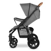 Lionelo - Carucior sport Annet Tour, De la nastere, UPF 50+, Cu maner reglabil, Plasa de tantari, Suport biberon, Saculet pentru picioare, Pana la 22 kg, Gri BYNLO-ANNET_TOUR_GREY_STONE