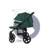 Lionelo - Carucior sport Annet Tour, De la nastere, UPF 50+, Cu maner reglabil, Plasa de tantari, Suport biberon, Saculet pentru picioare, Pana la 22 kg, Verde BYNLO-ANNET_TOUR_GREEN _TURQUOISE
