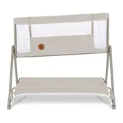 Lionelo - Patut co-sleeper Luna, 2 in 1, Cu setare unghiulara, Cu roti, Reglabil in 6 pozitii pe inaltime, Bej BYNLO-LUNA_BEIGE_SAND