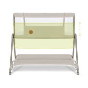 Lionelo - Patut co-sleeper Luna, 2 in 1, Cu setare unghiulara, Cu roti, Reglabil in 6 pozitii pe inaltime, Bej BYNLO-LUNA_BEIGE_SAND