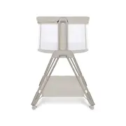 Lionelo - Patut co-sleeper Luna, 2 in 1, Cu setare unghiulara, Cu roti, Reglabil in 6 pozitii pe inaltime, Bej BYNLO-LUNA_BEIGE_SAND