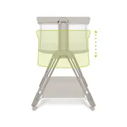 Lionelo - Patut co-sleeper Luna, 2 in 1, Cu setare unghiulara, Cu roti, Reglabil in 6 pozitii pe inaltime, Bej BYNLO-LUNA_BEIGE_SAND