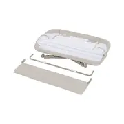 Lionelo - Patut co-sleeper Luna, 2 in 1, Cu setare unghiulara, Cu roti, Reglabil in 6 pozitii pe inaltime, Bej BYNLO-LUNA_BEIGE_SAND