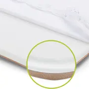 Lionelo - Patut co-sleeper Luna, 2 in 1, Cu setare unghiulara, Cu roti, Reglabil in 6 pozitii pe inaltime, Bej BYNLO-LUNA_BEIGE_SAND