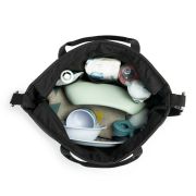 Petite&Mars - Geanta pentru mamici, Impermeabila, Cu 4 compartimente, 45 x 30 x 12 cm, Negru BYN505900