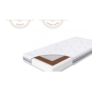 Saltea Pentru Copii, Fata Dubla, Spuma Pur Profilata Si Strat Nuca De Cocos Latexat, Husa 360, Tencel Cu Fibre De Viscoza Si Ioni De Argint Antibacteriana, 120x60x9 Cm, High Natural Pjbmattress_highpremium120