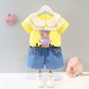 Costumas cu bluzita galbena si pantalonasi din blugi - bear (marime disponibila: 6-9 luni (marimea 19 incaltaminte)) lixq1971-2-dg.6-9 luni (marimea 19 incaltaminte)