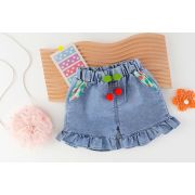 Costumas cu bluzita galbena si pantalonasi din blugi - cirese (marime disponibila: 9-12 luni (marimea 20 incaltaminte)) mbxq1899-1-dg.9-12 luni (marimea 20 incaltaminte)