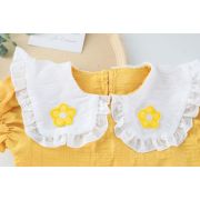 Costumas cu bluzita galben mustar si pantalonasi din blugi (marime disponibila: 9-12 luni (marimea 20 incaltaminte)) mdxq1974-1-dg.9-12 luni (marimea 20 incaltaminte)