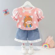 Costumas cu bluzita si pantalonasi scurti - Papusica MDXQ1893-2-dg