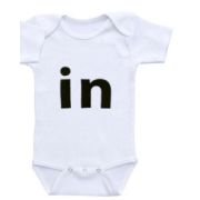 Body alb pentru gemeni - Twin ADHY1356