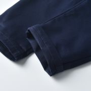 Costum elegant bleumarine cu vestuta si papion ADtzb0910-1-DE2