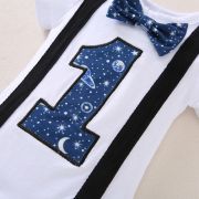 Costumas cu body pentru baietei - stars (marime disponibila: 0-3 luni) adt0025-1.0-3 luni