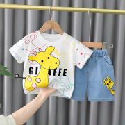 Costumas pentru baietei - Giraffe ADXQ1919-1-dg