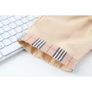 Costumas pentru baietei cu tricou si pantaloni scurti - Cream Bear ADXQ1882-1-dg