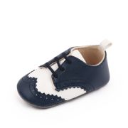 Pantofiori eleganti bleumarine cu insertie alba (marime disponibila: 6-9 luni (marimea 19 incaltaminte)) mbd2805-2-p1.6-9 luni (marimea 19 incaltaminte)