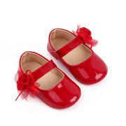 Pantofiori rosii din lac cu trandafiras (marime disponibila: 3-6 luni (marimea 18 incaltaminte)) mbd2768-1-p24.3-6 luni (marimea 18 incaltaminte)
