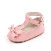 Pantofiori roz din lac cu inchidere pe glezna MBM22-6-1-p24