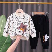 Compleu pentru baietei - happy teddy (marime disponibila: 9-12 luni (marimea 20 incaltaminte)) adddtz18-1.9-12 luni (marimea 20 incaltaminte)