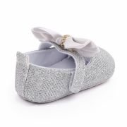 Pantofiori argintii cu strasuri si fundita din satin (marime disponibila: 9-12 luni (marimea 20 incaltaminte)) mbd2677-3-p01.9-12 luni (marimea 20 incaltaminte)