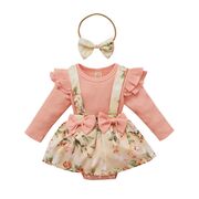 Rochita body roz cu maneca lunga - flowers (marime disponibila: 6-9 luni (marimea 19 incaltaminte)) mbsr100050-1-de3.6-9 luni (marimea 19 incaltaminte)