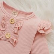Compleu cu body roz si pantaloni verzi inflorati MBTXF101194-2-DE