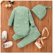 Costumas vernil pentru baietei - sunny (marime disponibila: 3-6 luni (marimea 18 incaltaminte)) adc1109-de4.3-6 luni (marimea 18 incaltaminte)