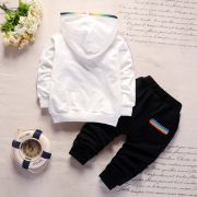 Trening alb cu negru - rainbow (marime disponibila: 9-12 luni (marimea 20 incaltaminte)) mbxh-f-11-dg2.9-12 luni (marimea 20 incaltaminte)