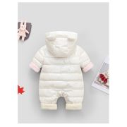 Combinezon alb sidefat din fas pentru bebelusi (marime disponibila: 3-6 luni (marimea 18 incaltaminte)) mbtlyr01-1.3-6 luni (marimea 18 incaltaminte)