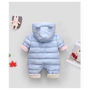Combinezon bleu sidefat din fas pentru baietei MDTLYR01-2