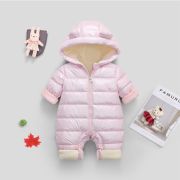 Combinezon roz sidefat din fas pentru fetite MDTLYR01-4