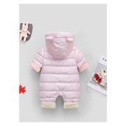 Combinezon roz sidefat din fas pentru fetite MDTLYR01-4
