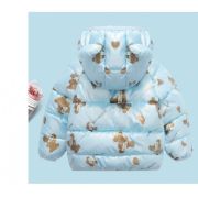 Geaca din fas bleu pentru copii - Teddy MBTLYR05-4-sc