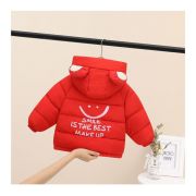 Geaca rosie din fas pentru copii - Smiley MDTLYR06-5