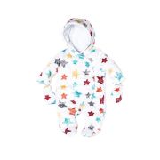 Combinezon plusat - Stelute multicolore (Marime Disponibila: Nou nascuti) - DKWZebra6