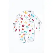 Combinezon plusat - Stelute multicolore (Marime Disponibila: Nou nascuti) - DKWZebra6