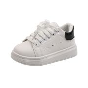 Adidasi albi cu negru pentru copii (marime disponibila: marimea 24) mbyy-365-3-sa51.marimea 24