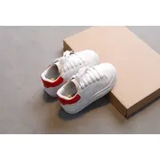 Adidasi albi cu rosu pentru copii MDYY-365-1-sa49