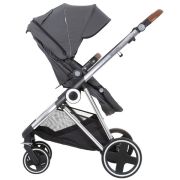 Babygo - carucior 3 in 1 halime  – cadru silver  bbbbgo-74112