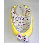 Babynest Plush MyKids 0119 Cars Yellow 00086382